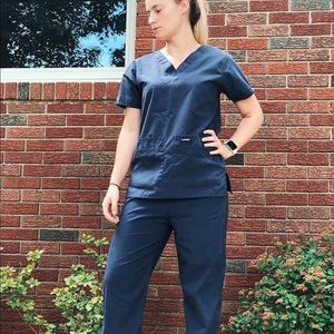 Navy Blue Scrubs